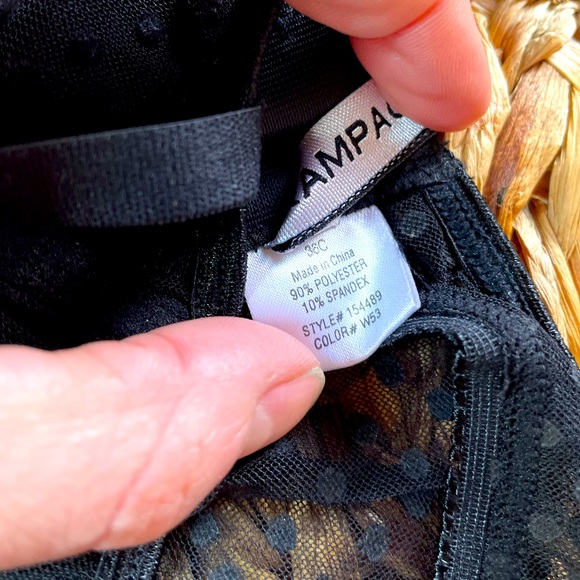 Black Corset Bra Top - Picture 4 of 4